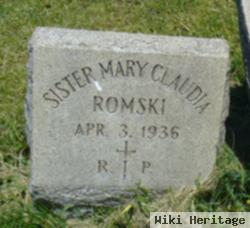 Sr Mary Claudia Romski