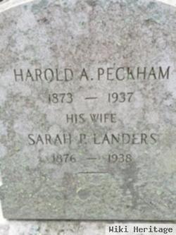 Sarah P Landers Peckham