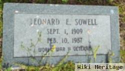 Leonard Ervin Sowell