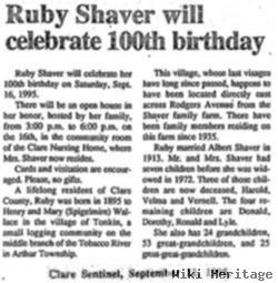 Ruby F. Wallace Shaver