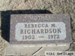 Rebecca M Richardson