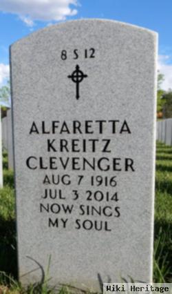 Alfaretta Kreitz Clevenger