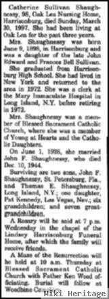 Catherine Sullivan Shaughnessy