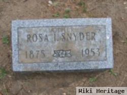 Rosa I York Snyder