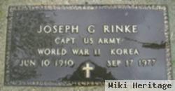 Capt Joseph G. "joe" Rinke