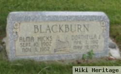 Alma Hicks Blackburn