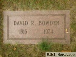 David R Bowden
