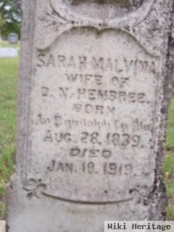 Sara Malvina Harcrow Hembree