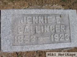 Jane Elizabeth "jennie" Marshall Ballinger