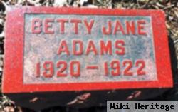 Betty Jane Adams