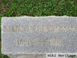 Lillian U Cook Zimmerman