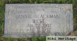 Annie Blackman West