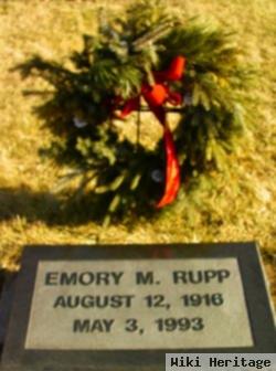 Emory M Rupp