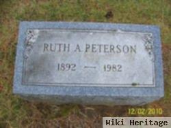 Ruth A Peterson