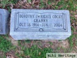 Dorothy Lee "granny" Wright Cocke