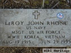 Leroy John "roy" Rhone