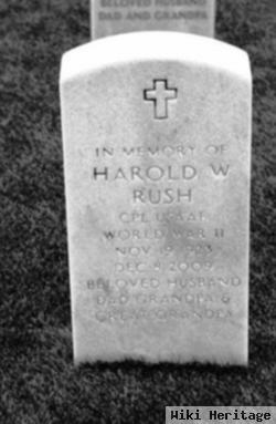 Harold W Rush