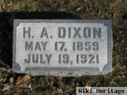 H. A. Dixon