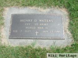 Henry D Waters