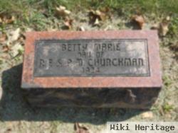 Betty Marie Churchman