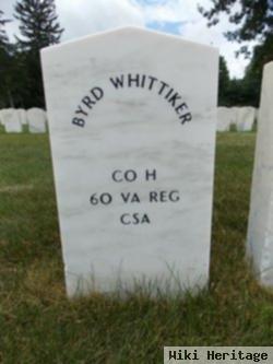 Pvt Byrd Whittiker