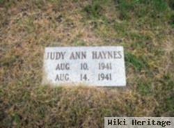 Judy Ann Haynes