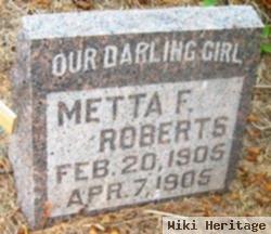 Metta F Roberts