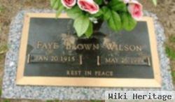 Faye Brown Hatfield Wilson