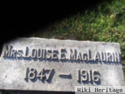 Louise E Maclaurin