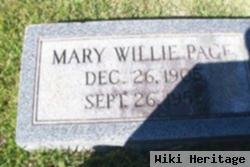 Mary Willie Page