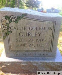 Callie Colemon Gurley