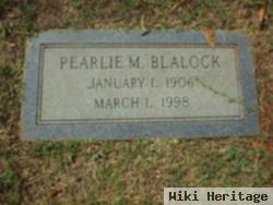 Pearlie M. Blalock