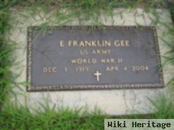 E. Franklin Gee