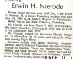 Erwin Herman Ferdinand Nierode