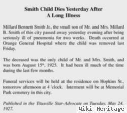 Millard Bennett Smith, Jr