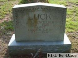 Martha Elizabeth "lizzie" Davis Luck