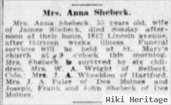 Anna Mary Stembra Shebeck