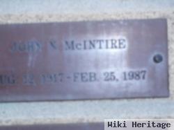 John N Mcintire