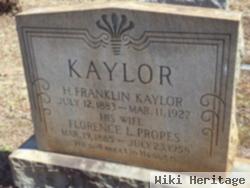 Florence L. Propes Kaylor