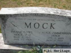 Dr Frank Lowe Mock