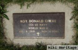 Roy Donald "donnie" Ghere