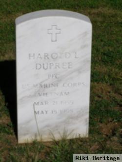 Harold L Dupree