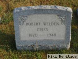 Robert Weldon Criss