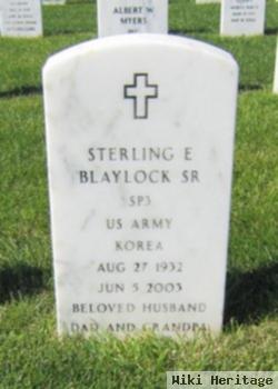 Sterling Eugene Blaylock, Sr