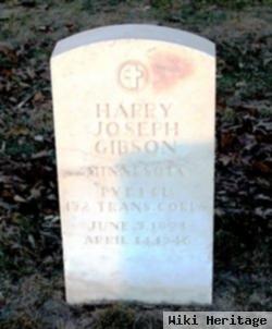 Pfc Harry Joseph Gibson