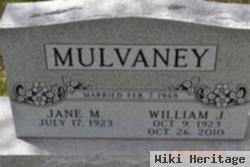 Jane M Mulvaney