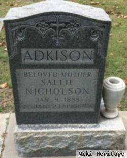 Sallie Nicholson Adkison