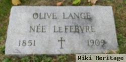 Olive Lefebvre Lange