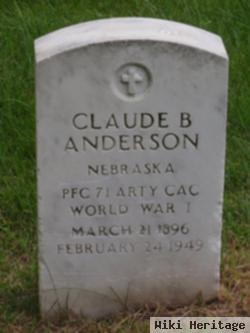 Pfc Claude Bryan Anderson