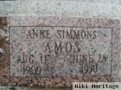 Anne A. Simmons Amos